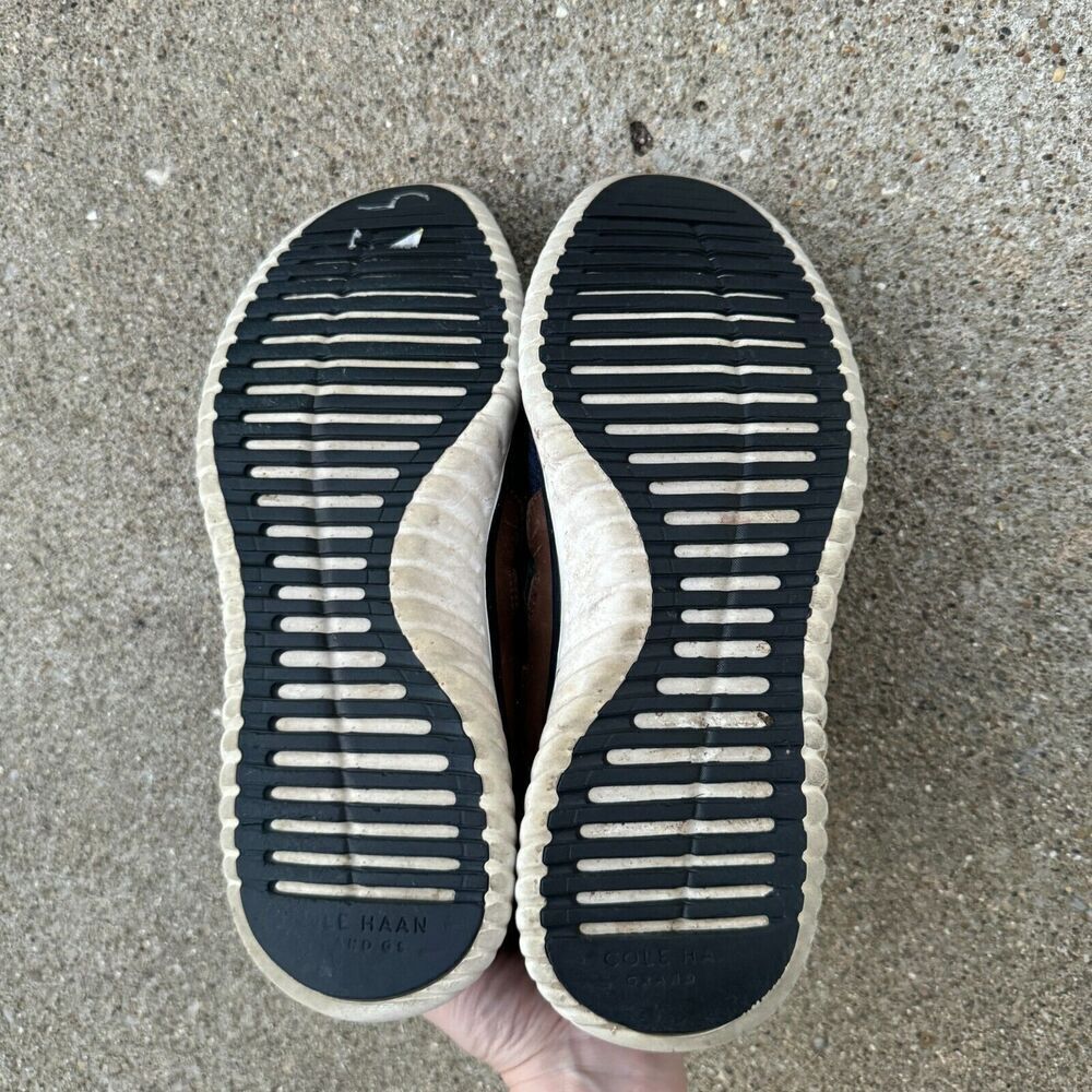 Cole Haan GrandMøtion Sneakers Mens 9.5 Navy In/Peony‎ Woven Casual Shoes C27735 - Picture 8 of 11